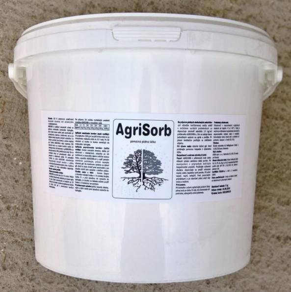 Agrisorb, obch. bal. 5 kg, Cena/1kg: 21,624 EUR s DPH, Cena/5kg: 108,12 EUR s DPH