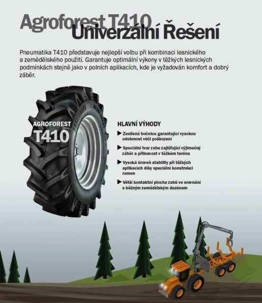 TRELLEBORG Dezén AgroForest T410 TRELLEBORG Dezén AgroForest T410