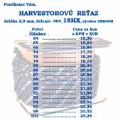 Cenník harvestorových reťazí 18 HX
