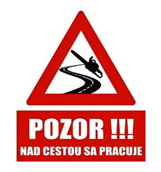 Tab: POZOR!!! Nad cestou sa pracuje