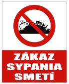 Tabua Zkaz sypania smet