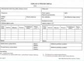 Tlaivo Doklad o pvode dreva, formt A5, samoprepis/100 obr.2