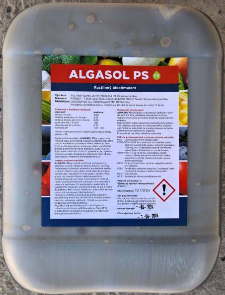 ALGASOL PS, obch. bal. 10 lt., Cena/bal:
