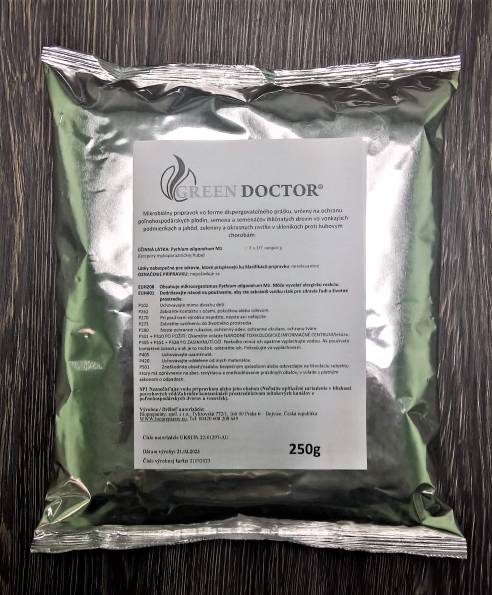 Biofungicíd - Green Doctor (nový Polyversum), Cena/100g balenie: 37,50 EUR + DPH Biofungicíd - Green Doctor (nový Polyversum), Cena/100g balenie: 37,50 EUR + DPH