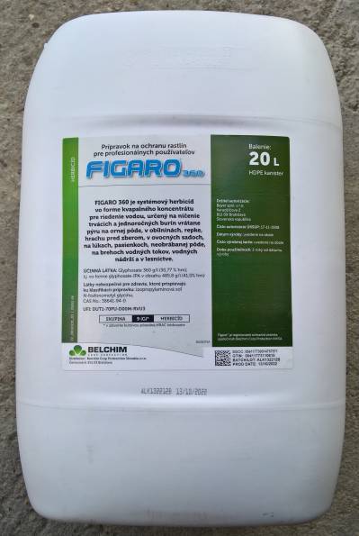 FIGARO 360, Cena / obchod bal 20l:
