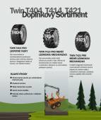 TRELLEBORG Dezny Twin T404, Twin T414, Twin T421, Twin T422, Twin T428